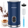 Spacekey 4-in-1 Electric Milk Frother, 10.1oz/300ml Automatic Foam Maker with Mute Mode
