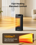 Spacekey Electric Heaters for Indoor Use with Thermostat, Remote