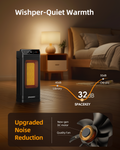 Spacekey Electric Heaters for Indoor Use with Thermostat, Remote