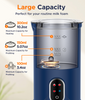 Spacekey 4-in-1 Electric Milk Frother, 10.1oz/300ml Automatic Foam Maker with Mute Mode