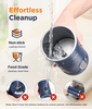 Spacekey 4-in-1 Electric Milk Frother, 10.1oz/300ml Automatic Foam Maker with Mute Mode