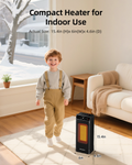 Spacekey Electric Heaters for Indoor Use with Thermostat, Remote