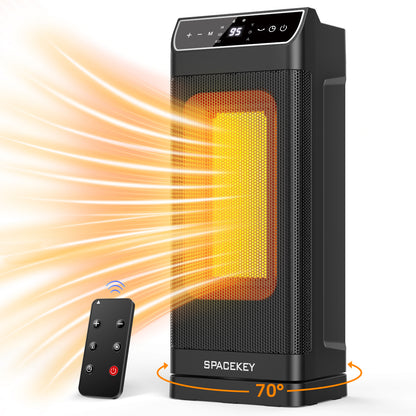 Spacekey Electric Heaters for Indoor Use with Thermostat, Remote
