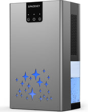 Load image into Gallery viewer, Dehumidifier, 95 OZ Water Tank Dehumidifiers for Home, 1000 sq. ft. Dehumidifier for Basement Bathroom Bedroom with Auto Shut Off, 7 Colors LED Light, Quiet Dehumidifiers with Sleep Mode, White
