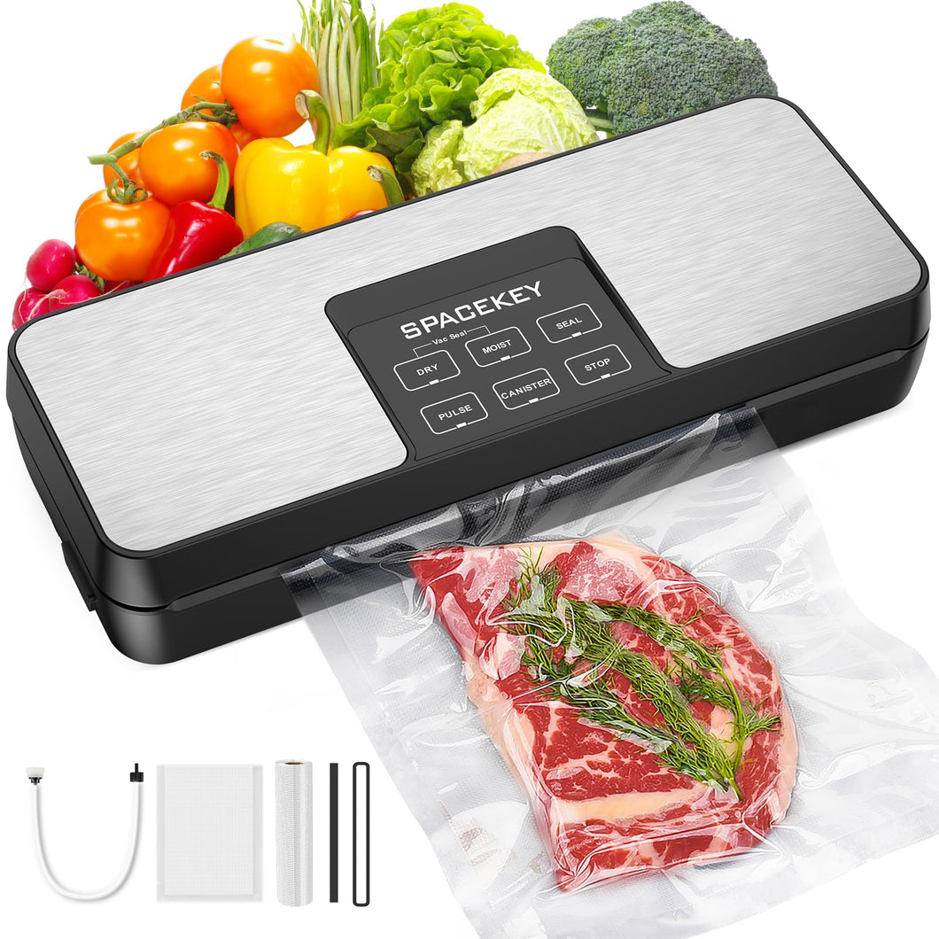 Spacekey 85 Kpa Vacuum Sealer Machine, built with Bag Roll Storage Spa