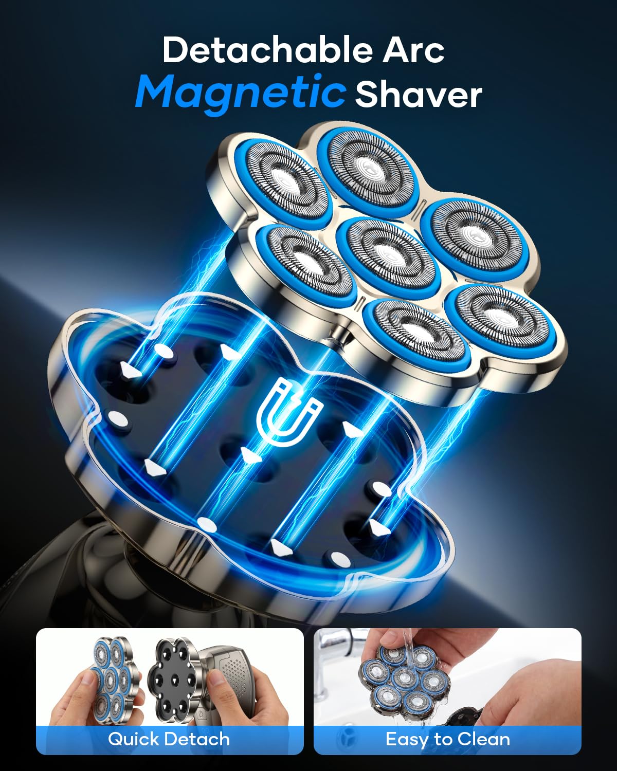 Spacekey 7D Head Shavers for Men