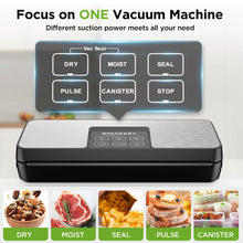 Load image into Gallery viewer, Spacekey 85 Kpa Vacuum Sealer Machine, built with Bag Roll Storage Space
