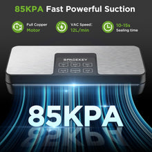 Load image into Gallery viewer, Spacekey 85 Kpa Vacuum Sealer Machine, built with Bag Roll Storage Space
