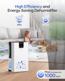 Spacekey 1000 sq. ft. 95 OZ Water Tank Dehumidifiers for Home