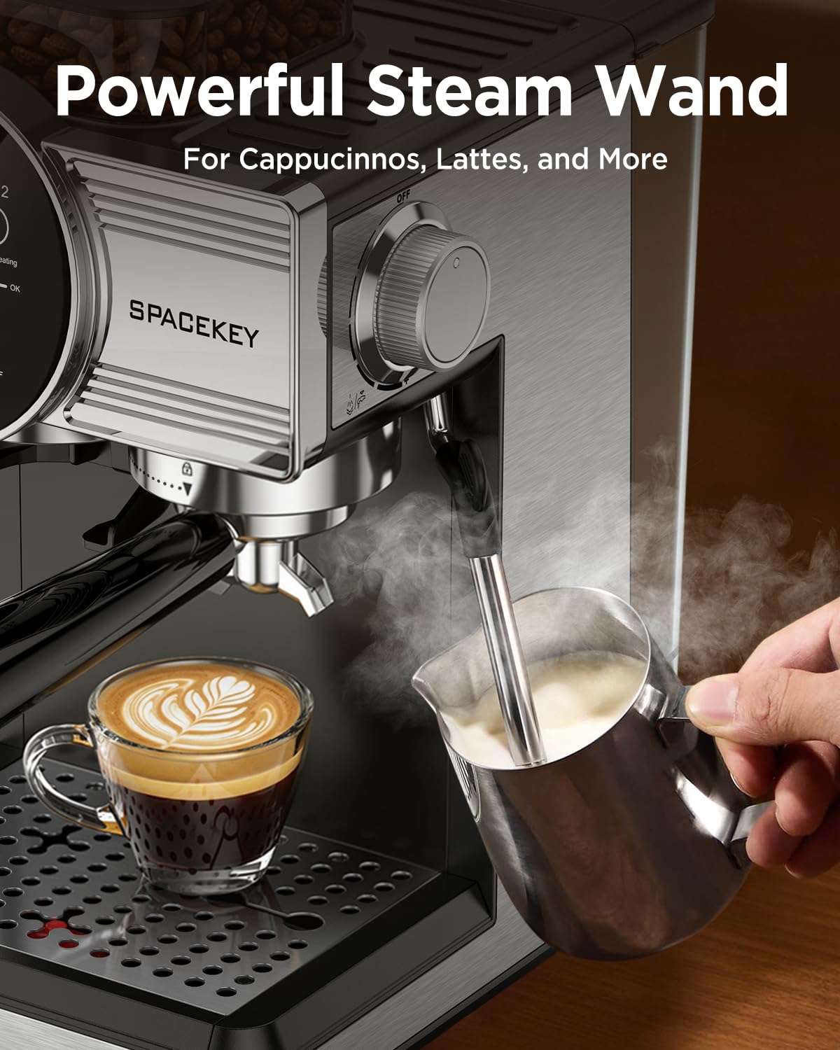 Spacekey CM5510 Espresso Machine with Grinder