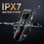 Spacekey IPX7 Manscape Body Hair Trimmer for Men with 2 Speeds, LED Light