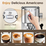 Spacekey CM5080 20 Bar 1350W Espresso Maker with Milk Frother