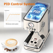 Load image into Gallery viewer, Spacekey 20 Bar 1350W Espresso Maker with Milk Frother, White
