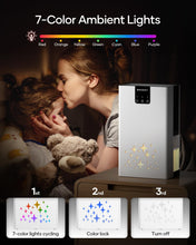 Load image into Gallery viewer, Dehumidifier, 95 OZ Water Tank Dehumidifiers for Home, 1000 sq. ft. Dehumidifier for Basement Bathroom Bedroom with Auto Shut Off, 7 Colors LED Light, Quiet Dehumidifiers with Sleep Mode, White
