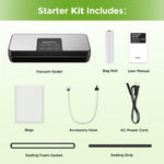 SPACEKEY 85 Kpa Vacuum Sealer Machine, built with Bag Roll Storage Space