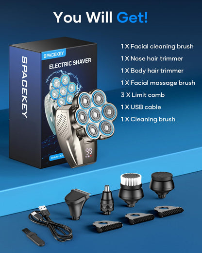 Spacekey 7D Head Shavers for Men