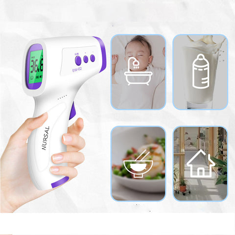 NURSAL No-Touch Forehead Thermometer, Infrared Thermometer medical purposes for Adults and Kids
