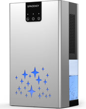 Load image into Gallery viewer, Dehumidifier, 95 OZ Water Tank Dehumidifiers for Home, 1000 sq. ft. Dehumidifier for Basement Bathroom Bedroom with Auto Shut Off, 7 Colors LED Light, Quiet Dehumidifiers with Sleep Mode, White
